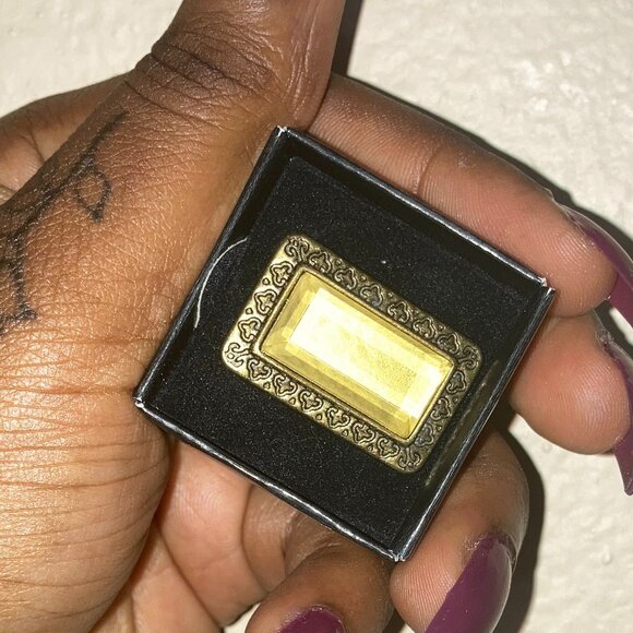 Rectangle stone Ring - Picture 3 of 3